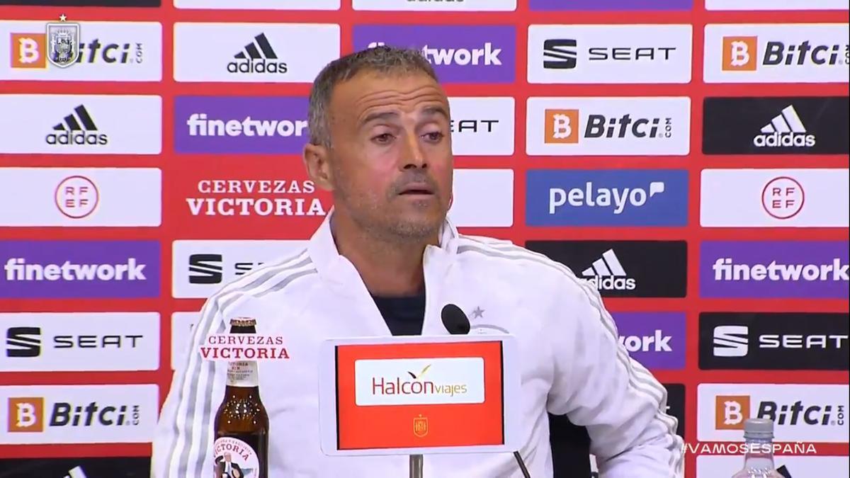 Luis Enrique: "Gavi es uno de los referentes de la cantera del Barça"