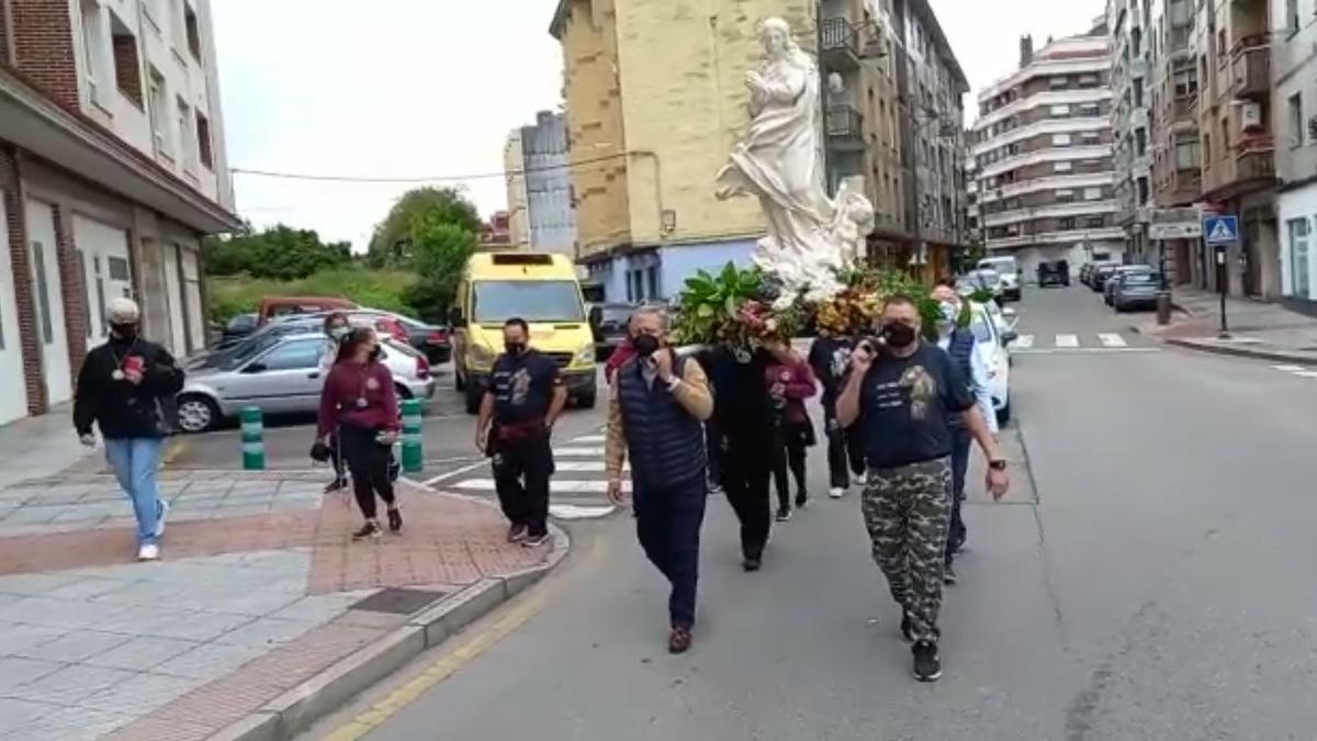 La Virgen Peregrina, en Pola de Siero