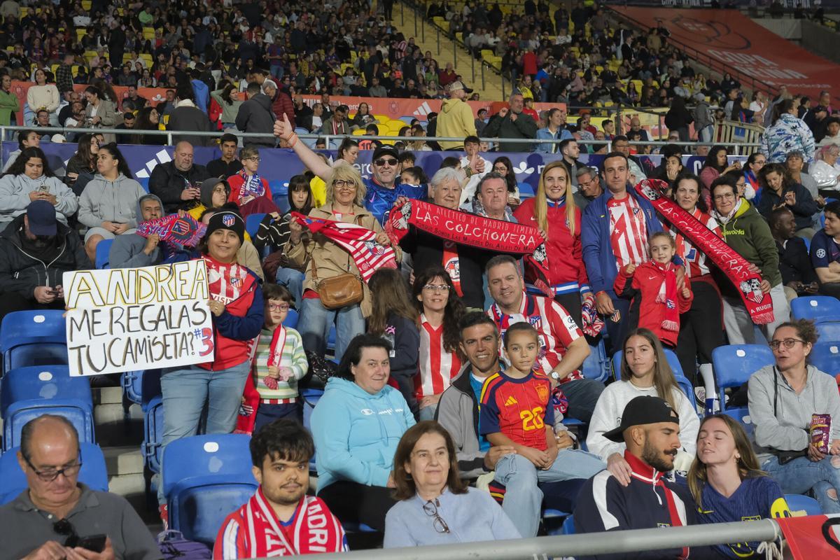 La Final de la Copa de la Reina entre el FC Barcelona y Atlético de Madrid, en el estadio de Gran Canaria