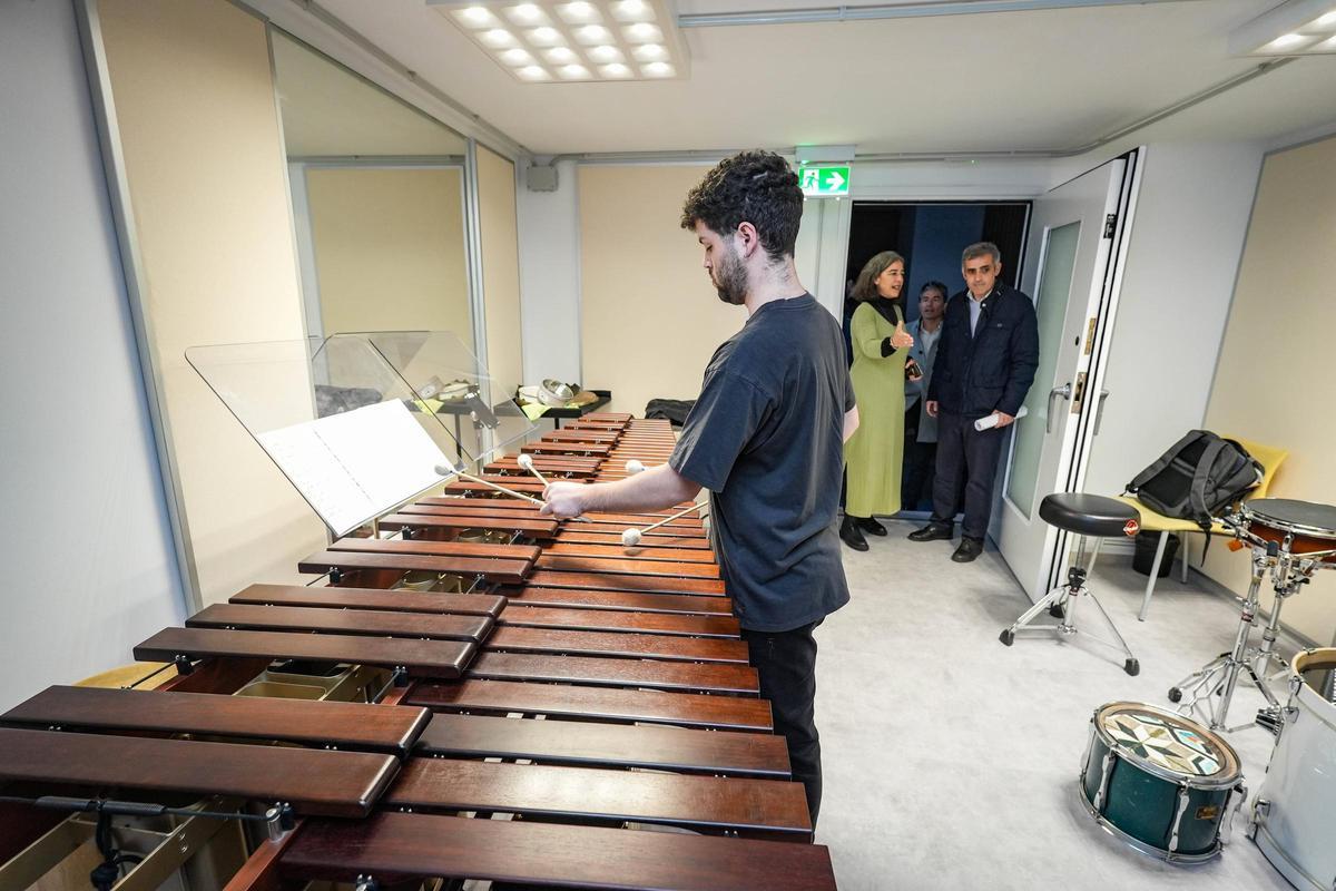 Una de las aulas del conservatorio Bonifacio Gil, en una imagen de archivo.