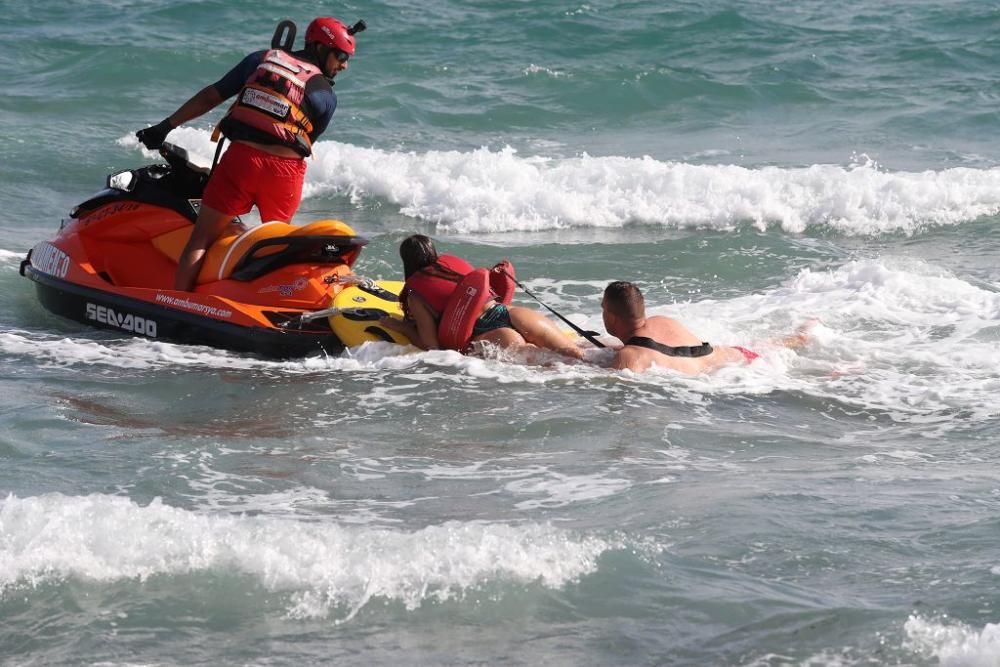 Simulacro de rescate en Cabo de Palos