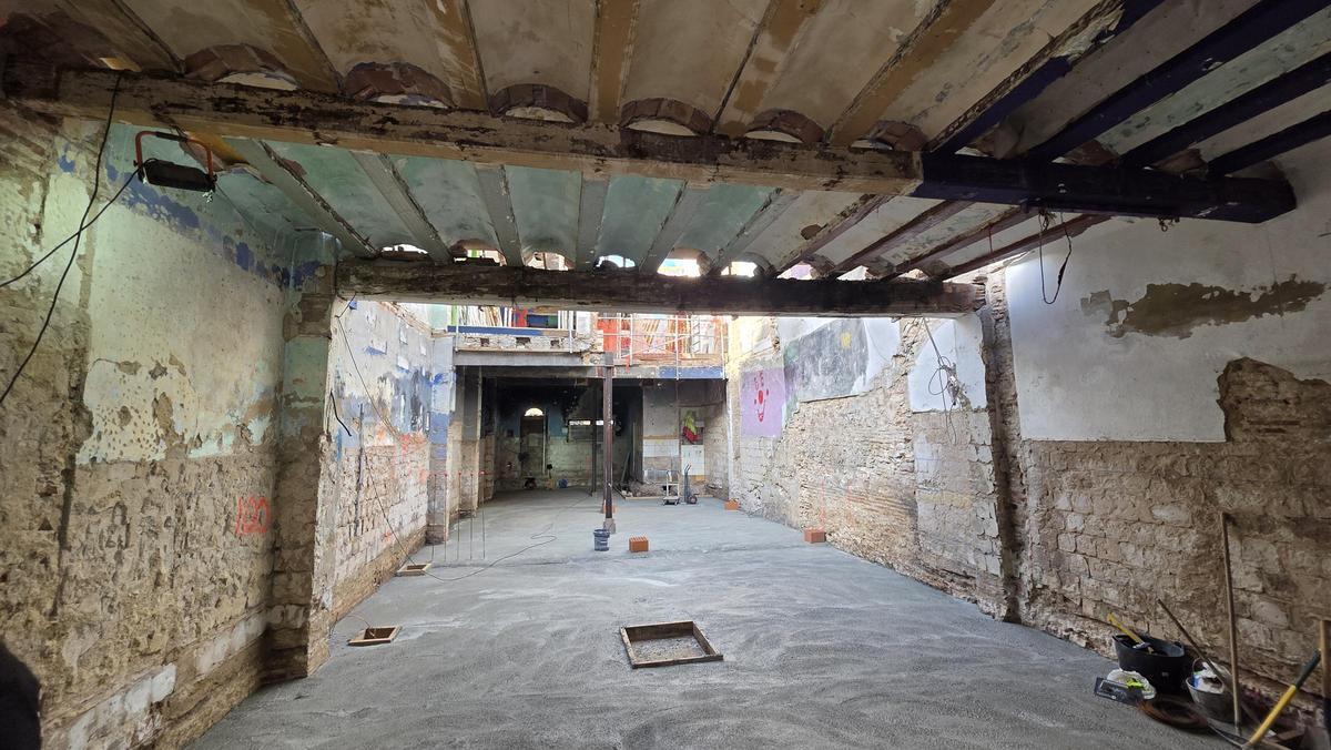 Interior de los dos inmuebles,