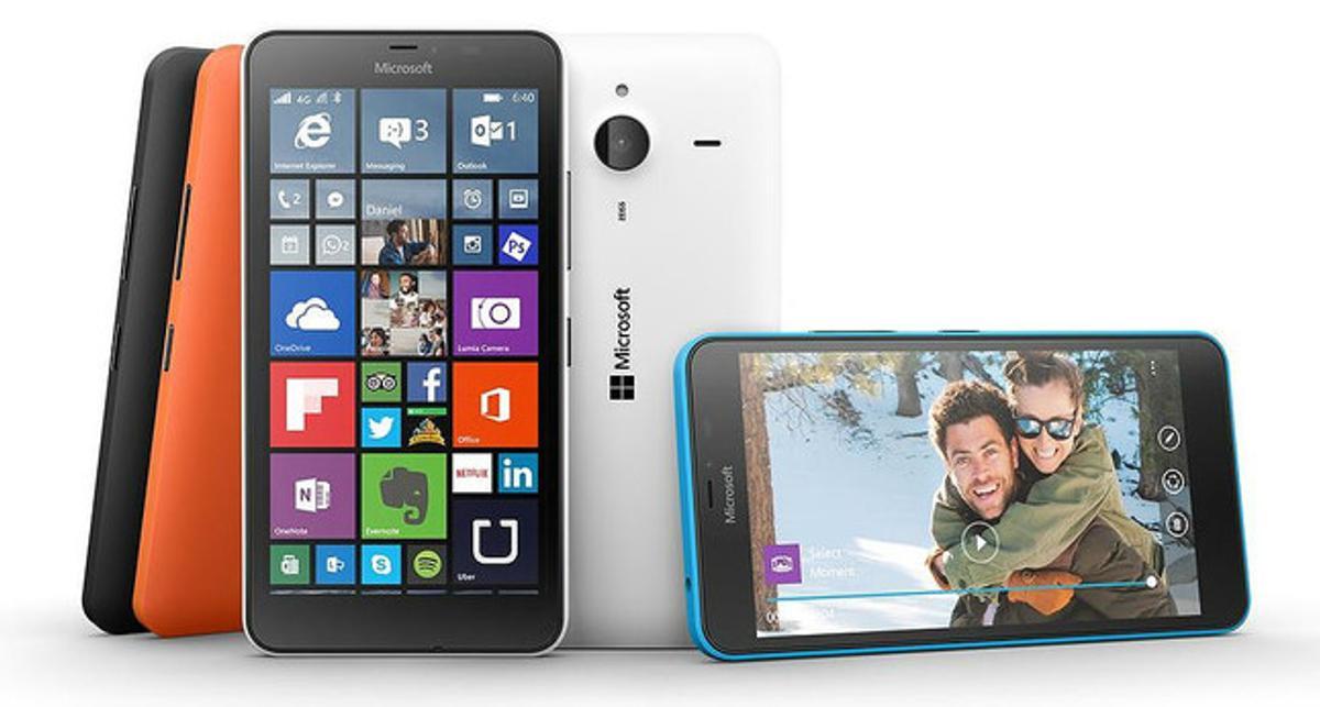 El Lumia 640 de Microsoft. El Lumia 640 de Microsoft.