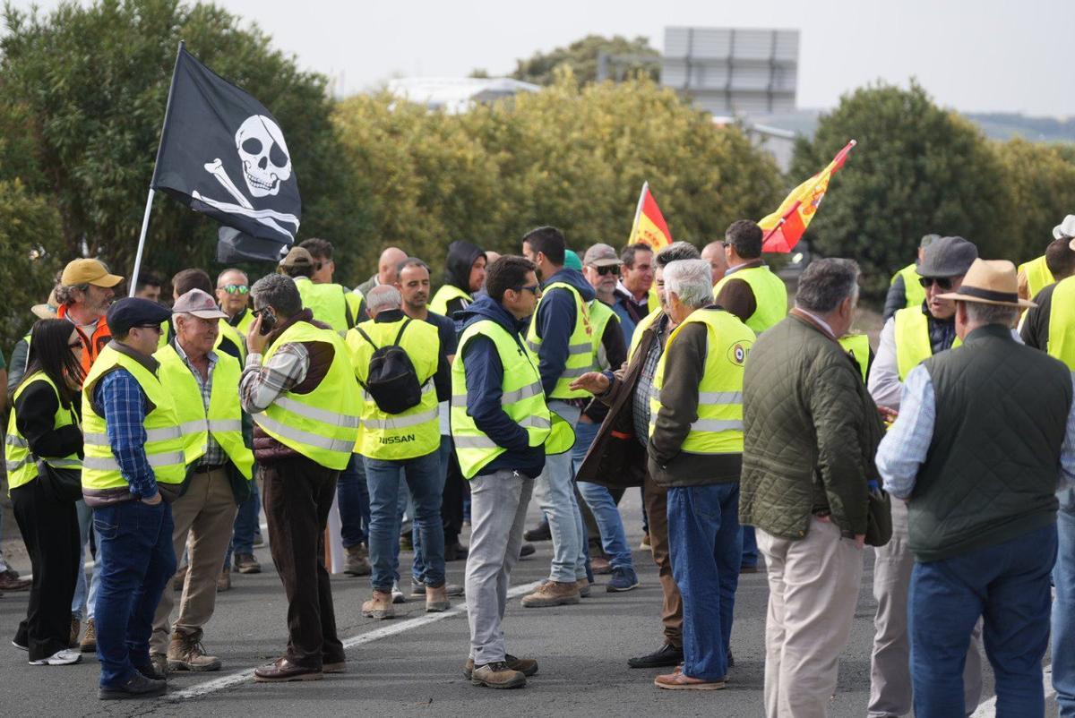 Los agricultores cordobeses vuelven a cortar la A-4 en una nueva protesta por la situación del campo