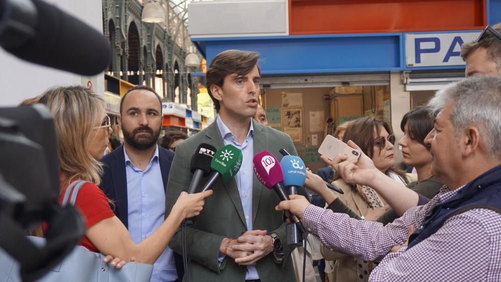 Pablo Montesinos, en el Mercado de Atarazanas