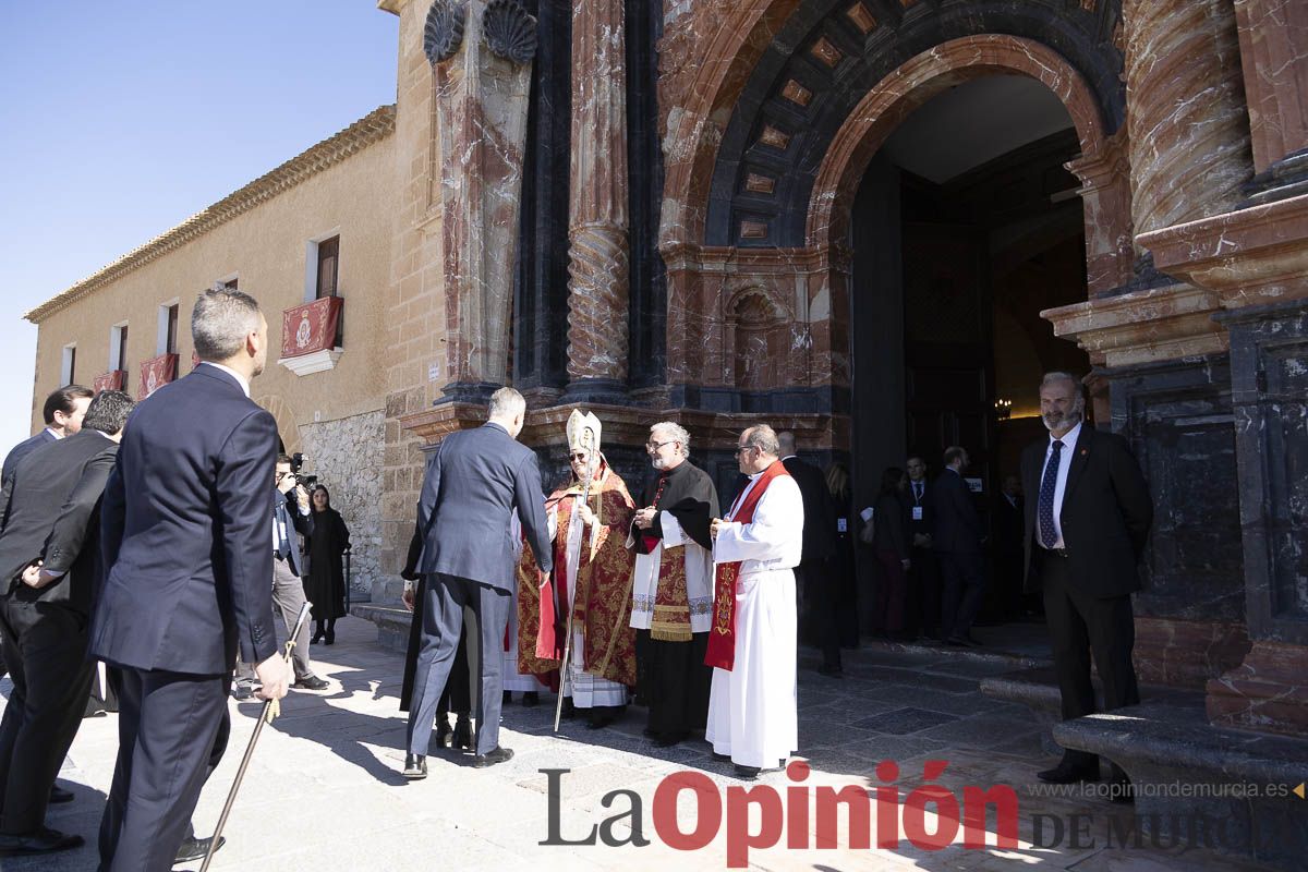 Visita de los reyes de España a Caravaca (explanada de la Basílica)