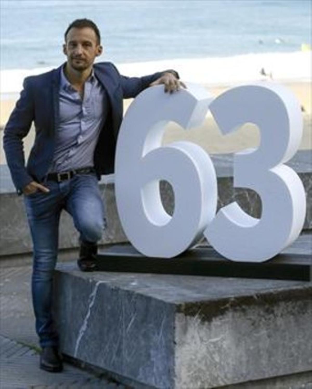 Alejandro Amenábar, ayer en San Sebastián, tras presentar 'Regresión'.