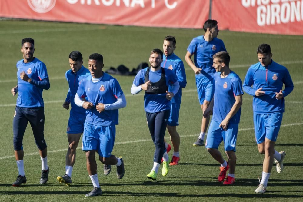 Entrenament del Girona FC