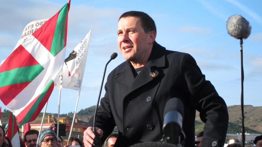 Otegi diu que es demostra que a l&#039;Estat espantol «existeixen els presos polítics»