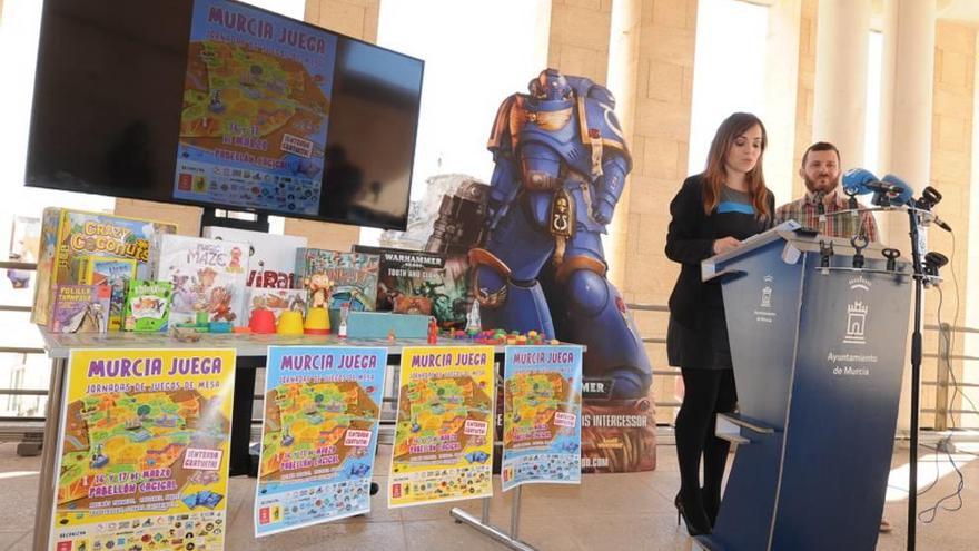 Presentación de las jornadas &#039;Murcia Juega&#039;.