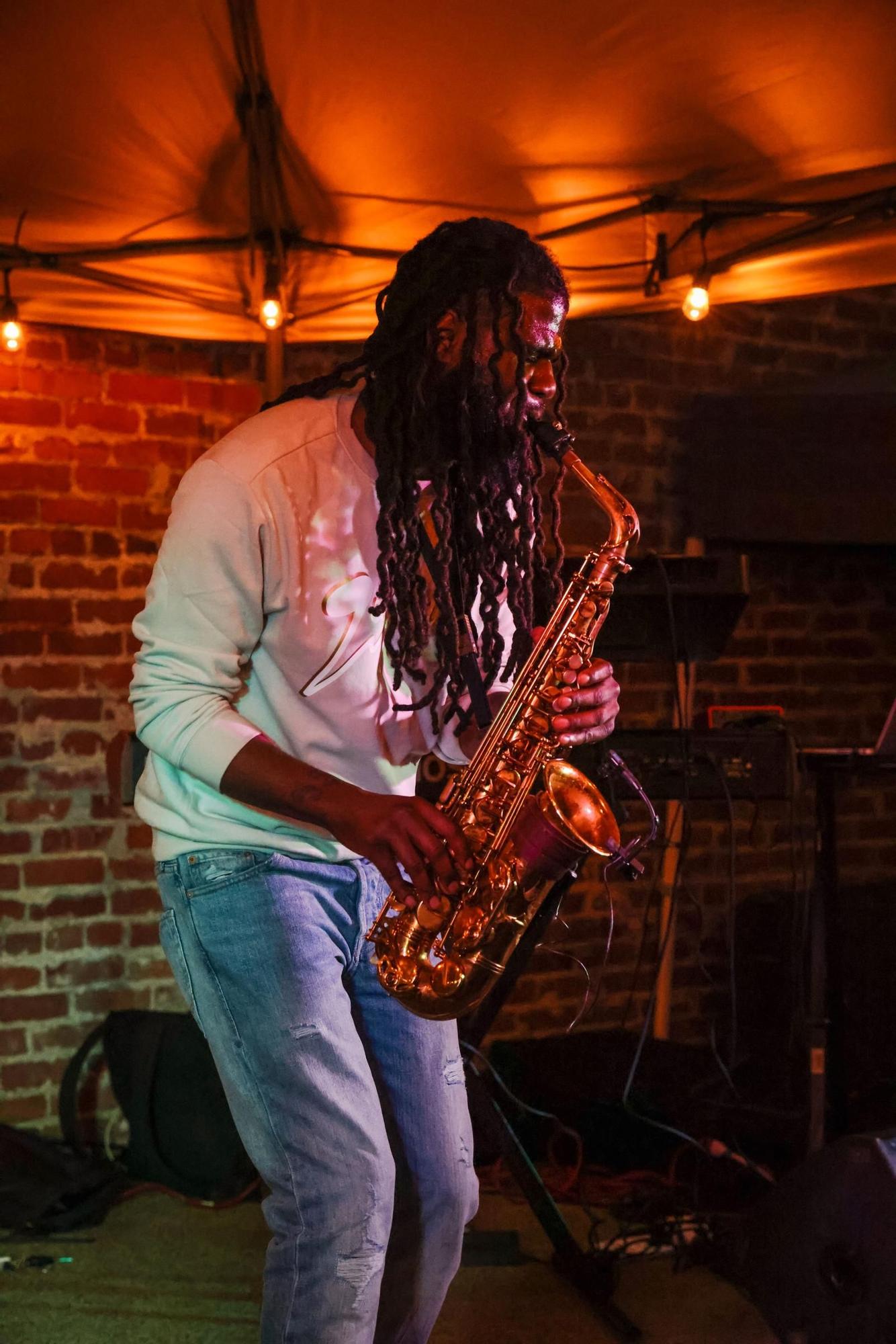 Saxofonista en Memphis