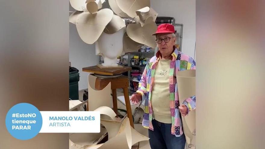 El artista Manolo Valdés muestra su trabajo en Nueva York