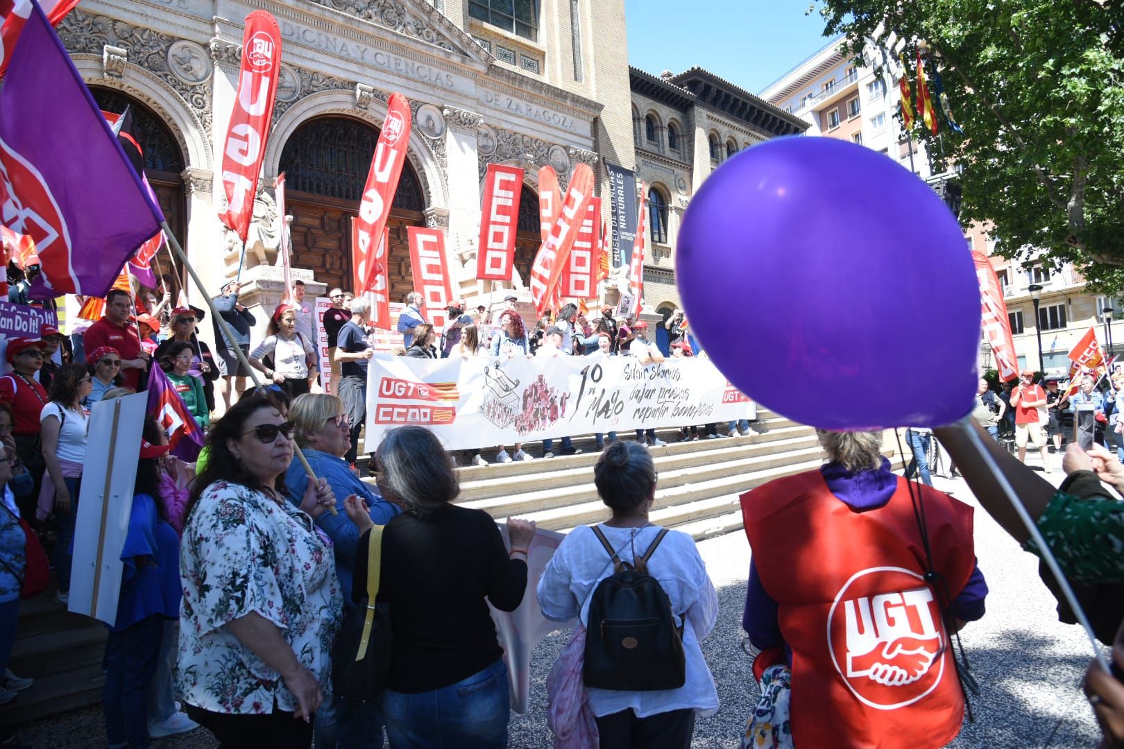 Zaragoza clama por las subidas salariales el 1 de mayo