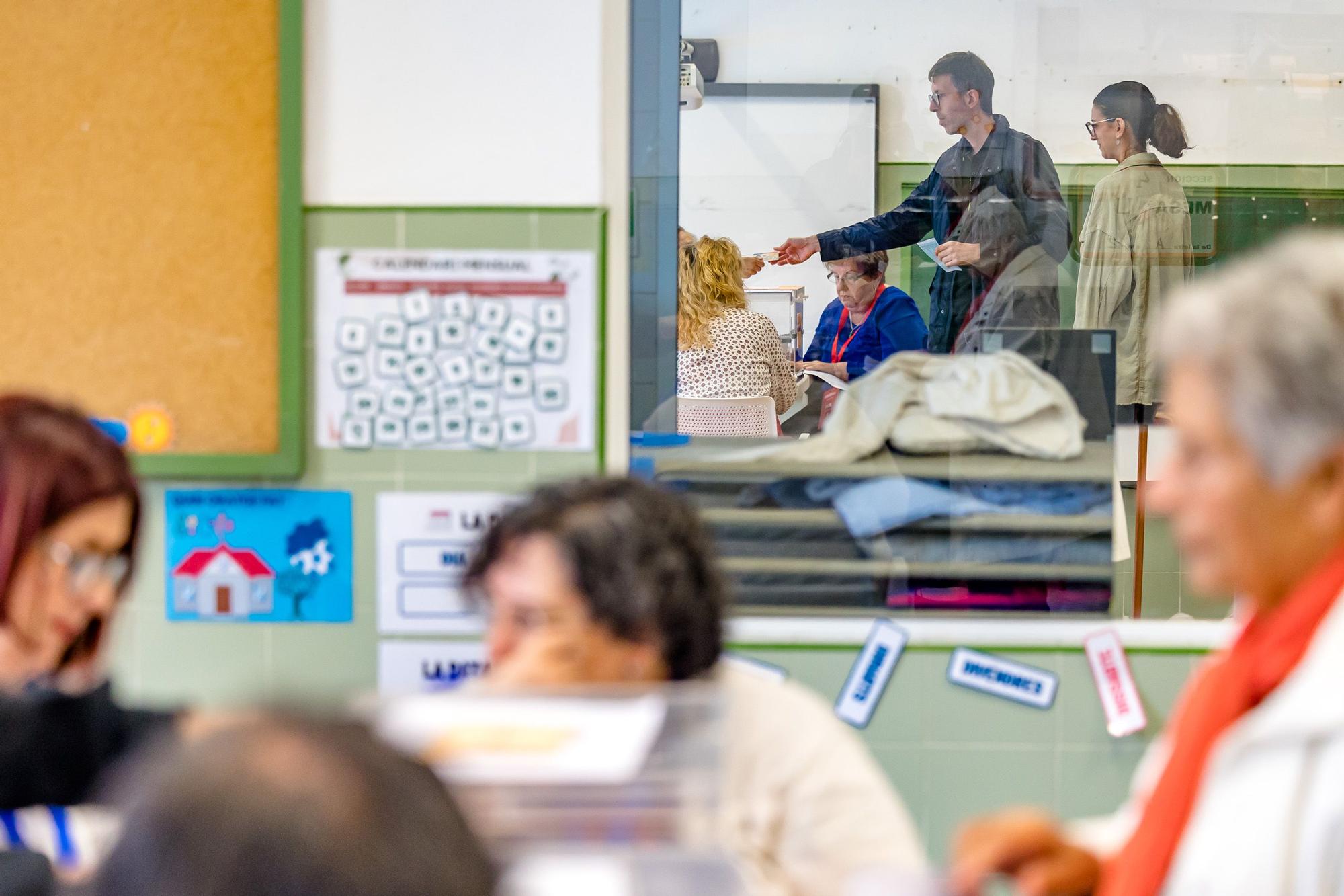 Así está siendo la jornada electoral del 28 M en Benidorm