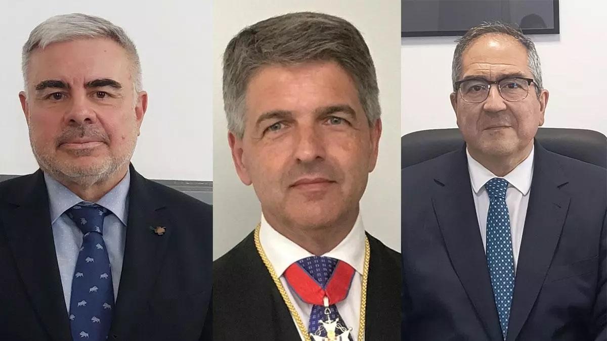 Fernando Alañón, Antonio Fraga e Ignacio Picatoste.