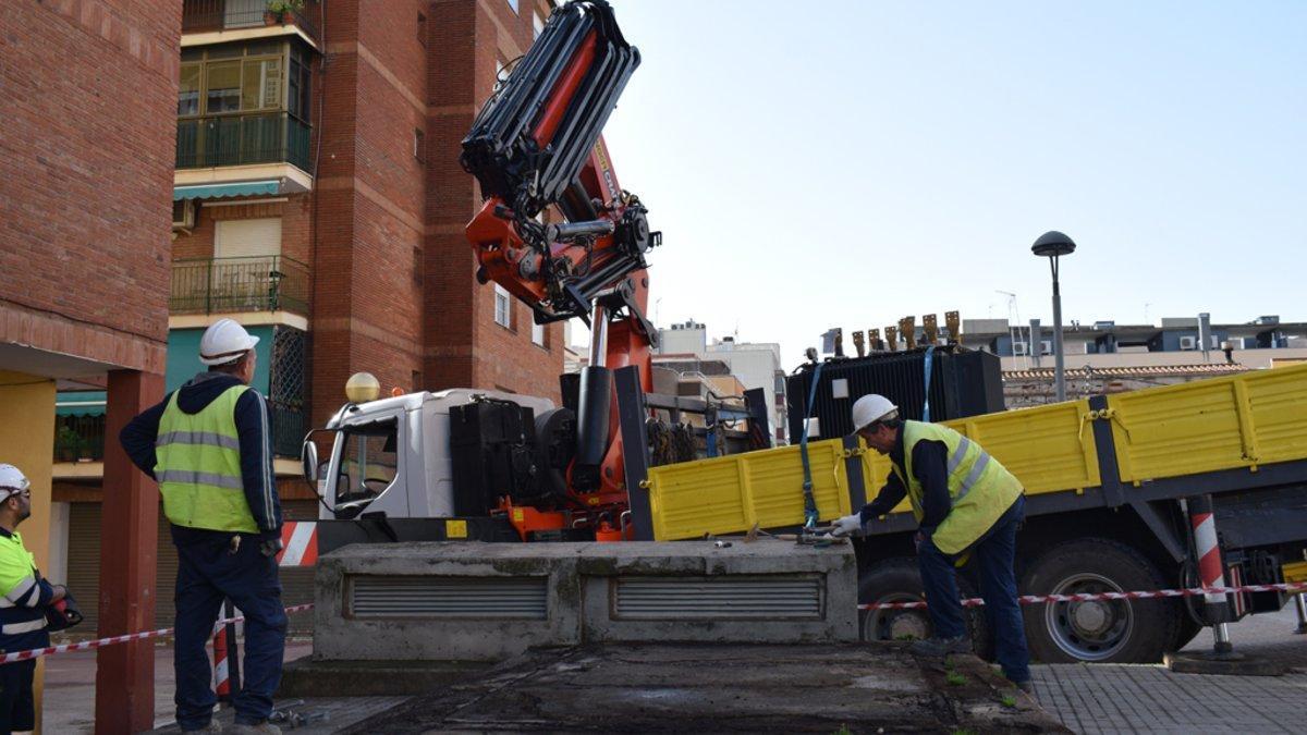 Reparación de un generador eléctrico en Viladecans.