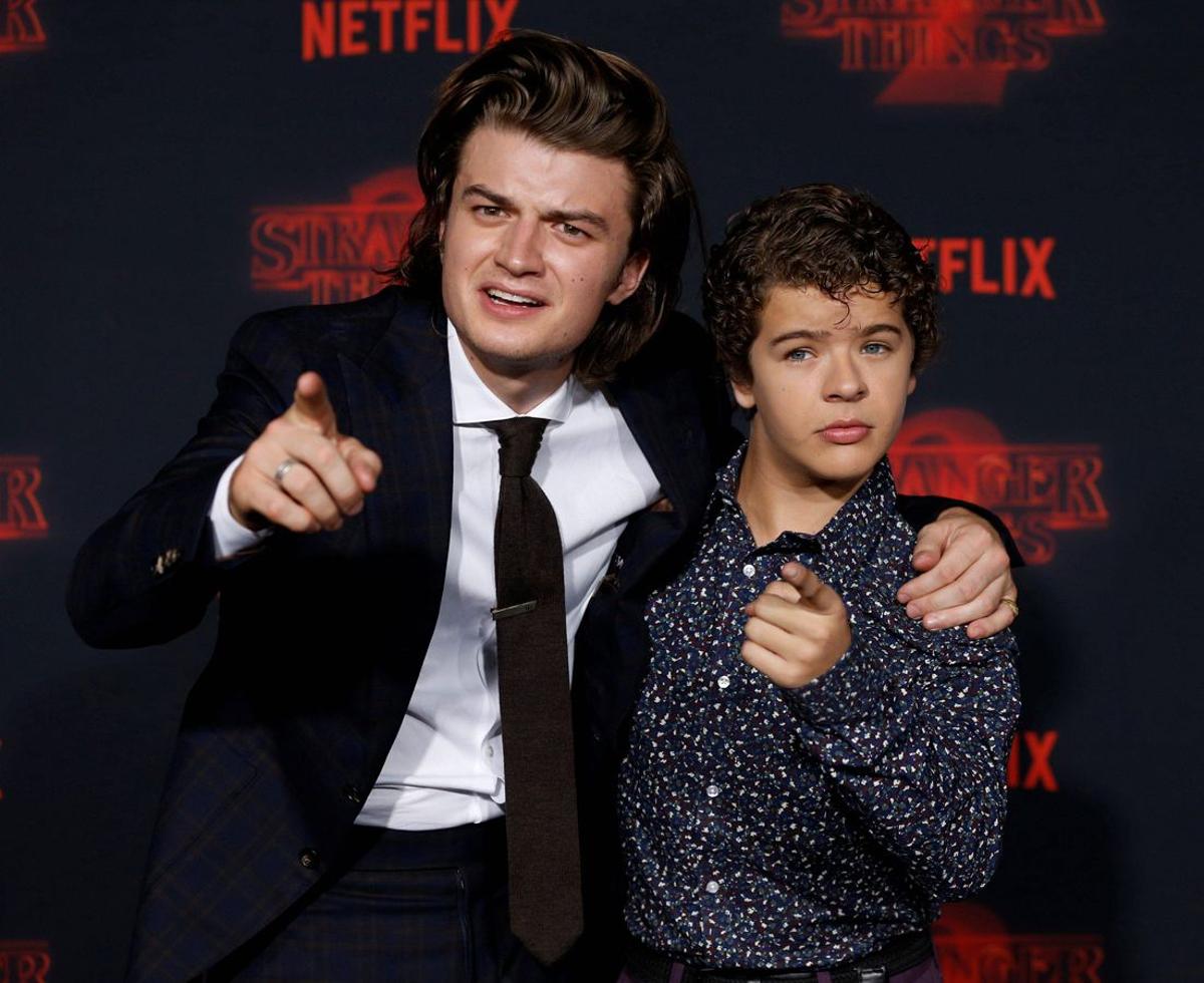 Estreno de 'Stranger Things 2': Joe Keery y Gaten Matarazzo