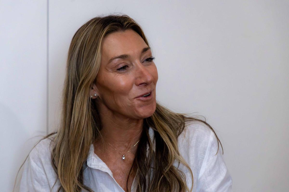 A responsable do CGAC, durante a entrevista