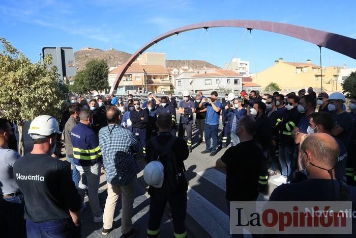 Homenaje al sindicalista atropellado ayer en Cartagena