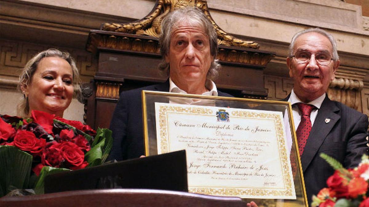 Jorge Jesus recibe el título de Ciudadano Honorario de Río