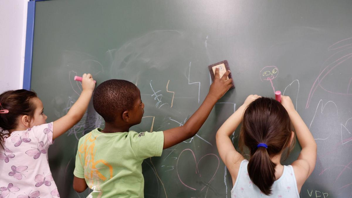 Niños en un colegio, en una imagen de archivo.