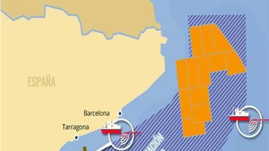 Mapa de la futura área protegida y los proyectos extractivos.