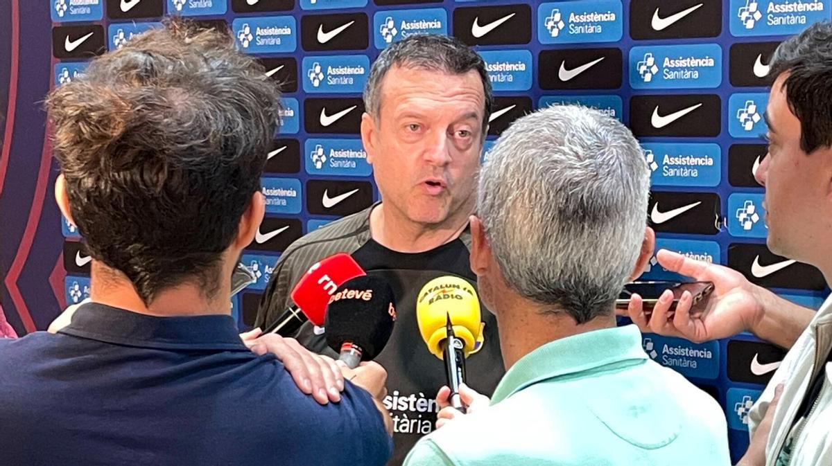 Jesús Velasco confía en que su equipo responda en la Champions