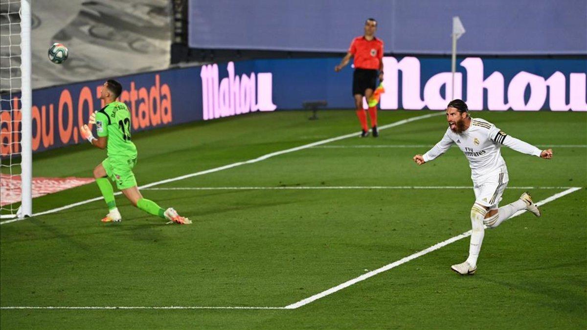 Sergio Ramos resolvió el Real Madrid - Getafe de penalti