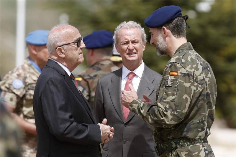 FOTOGALERÍA / Visita del Rey a la base de la Brigada de Cerro Muriano en Líbano