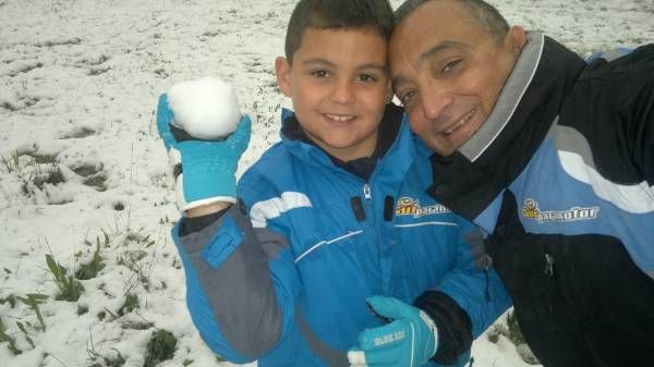 Las fotos de los cordobeses en la nieve