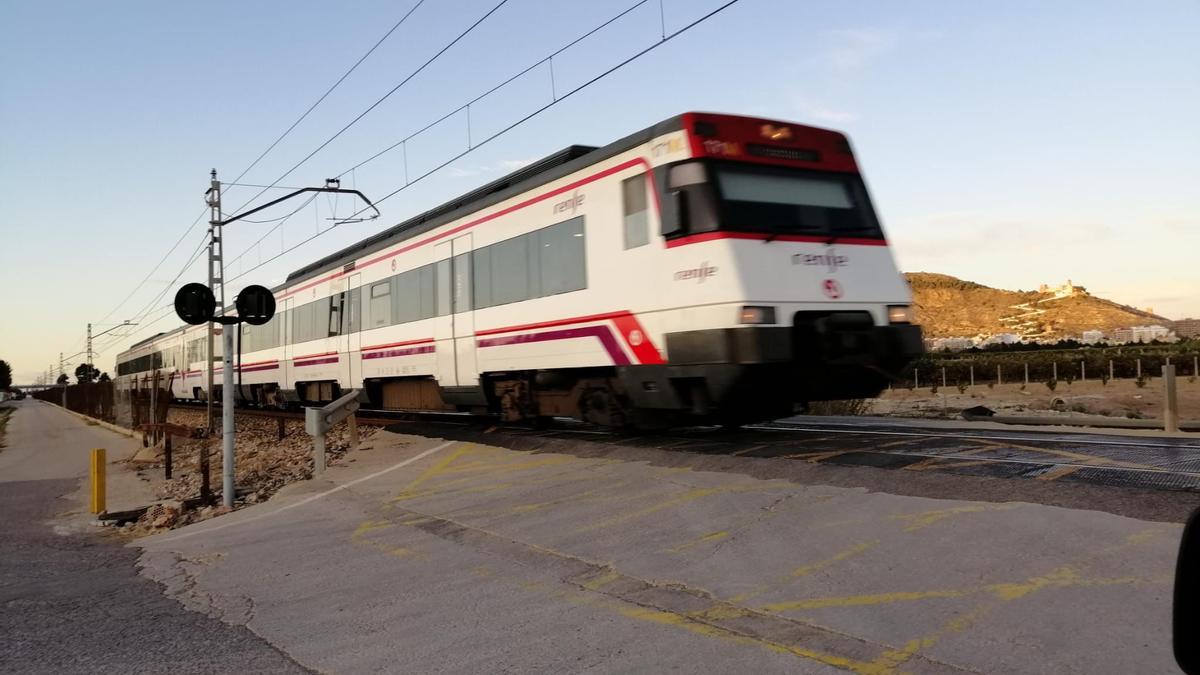 Un tren de Cercanías