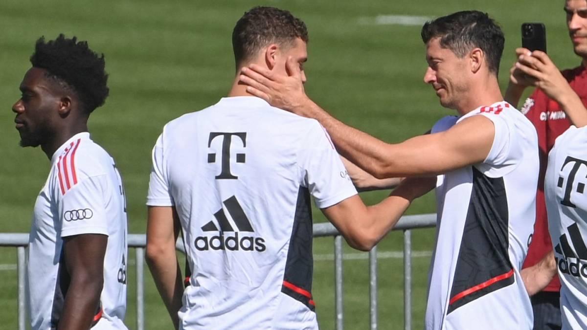 ¡Para quitarse el sombrero! Lewandowski, profesional hasta el último día, ha vuelto a entrenar con el Bayern