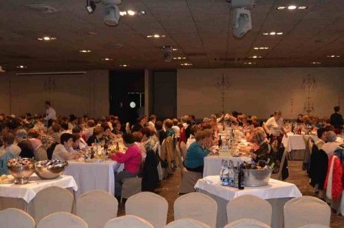 Almuerzo de la asociacion de viudas en Murcia