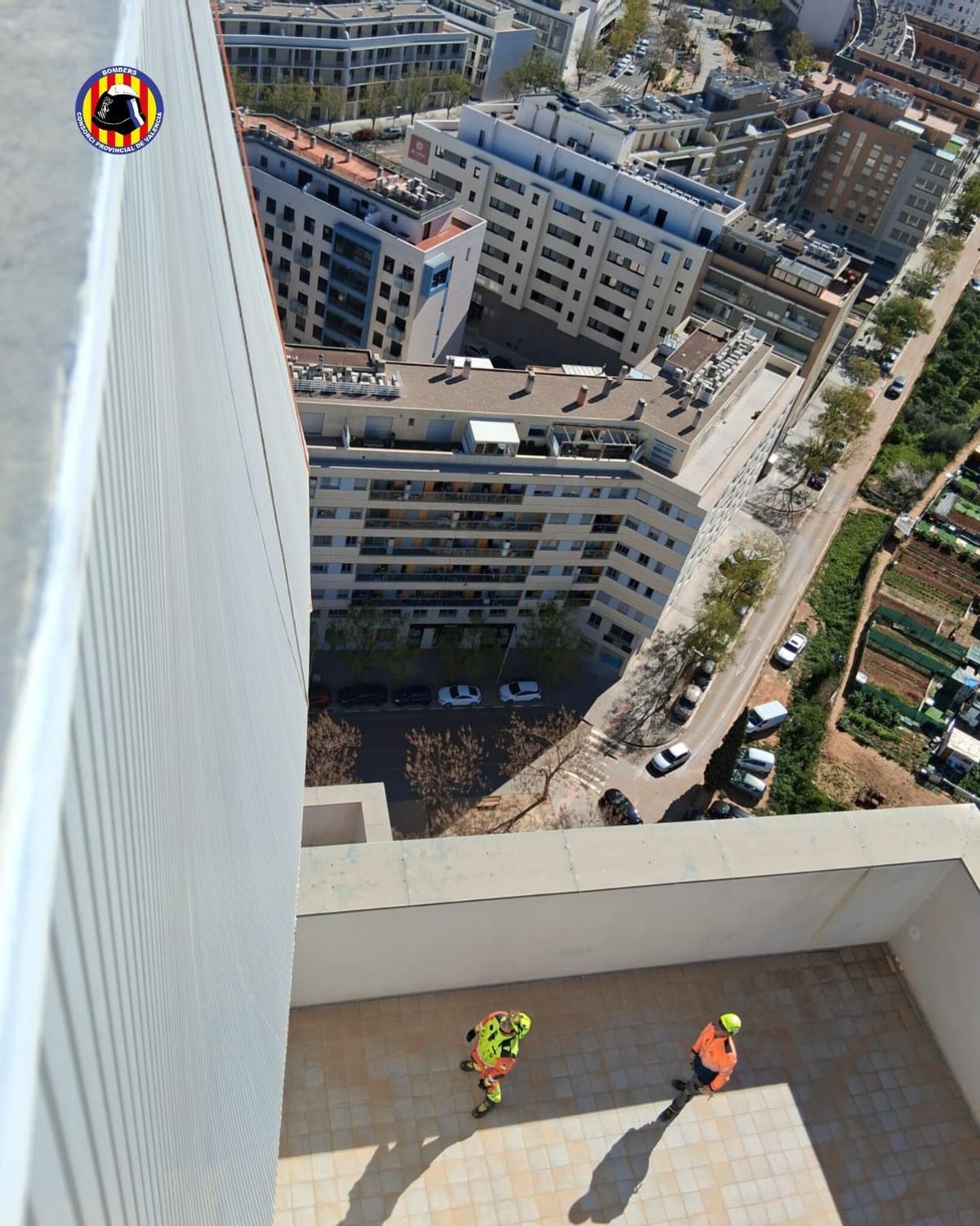 Trabajos en altura en Torrent.