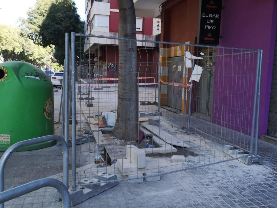 Obras en los alrededores del Hospital General