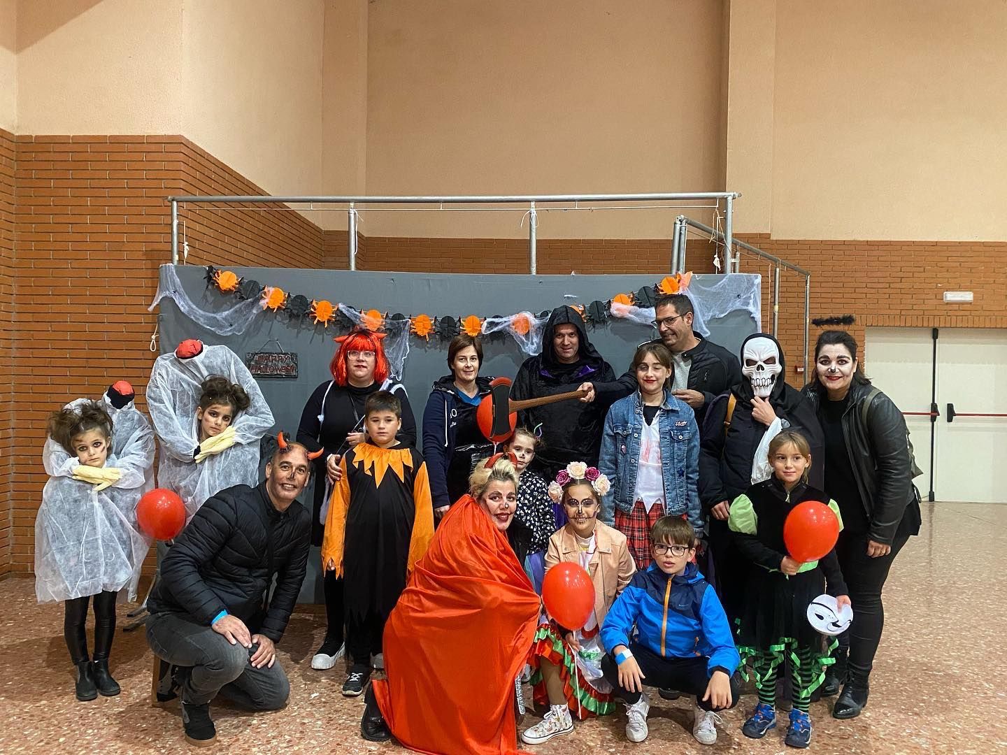 Navajas disfruta con su fiestas de Halloween