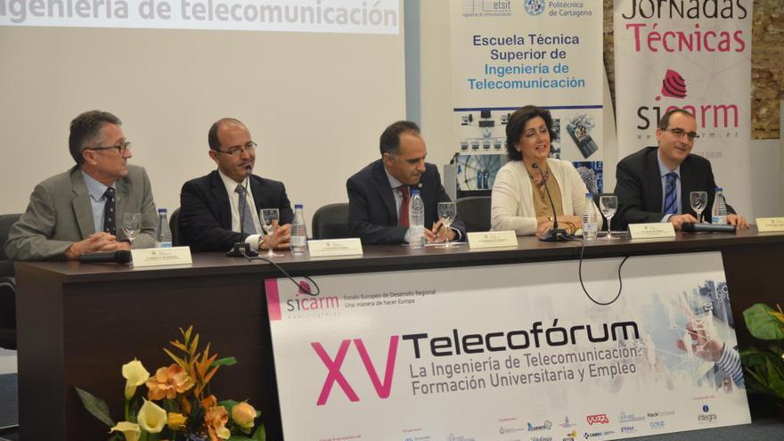 Inauguración del Teleco Forum hoy en la Politécnica