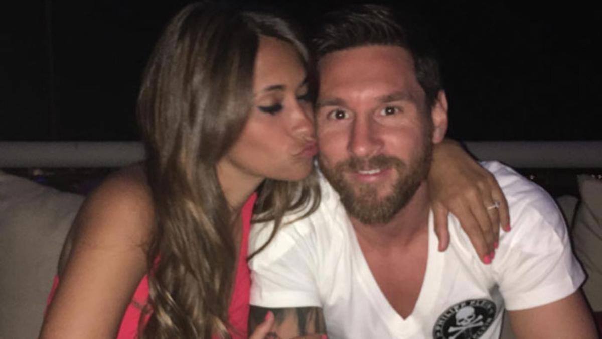 Messi y Antonella, una bella historia de amor