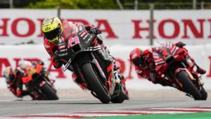 Aleix Espargaró, en Montmeló.