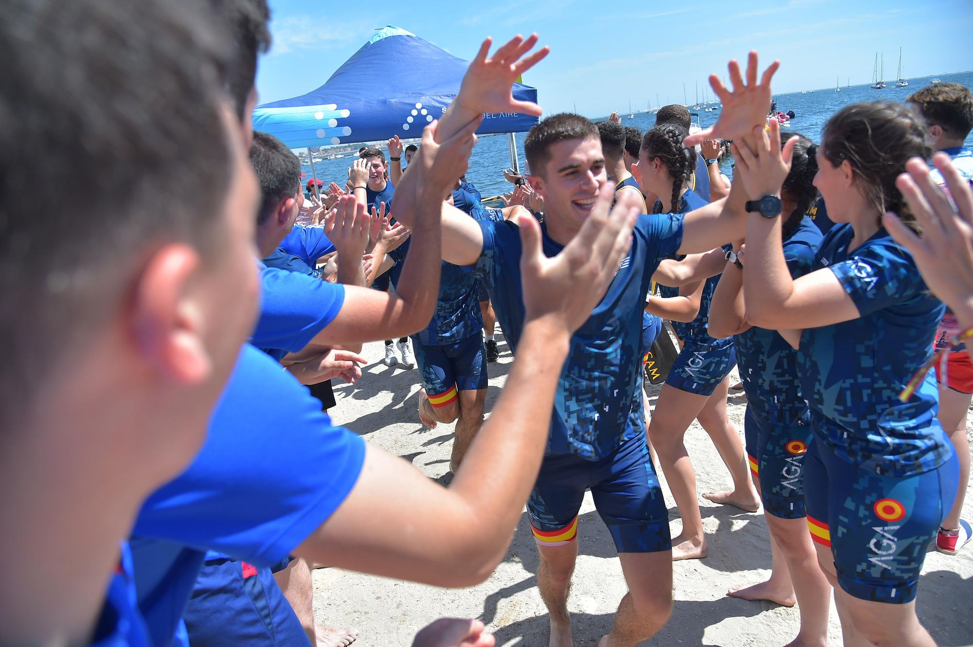 Así ha sido el campeonato de piragüismo Interuniversidad Playa Barnuevo en San Pedro