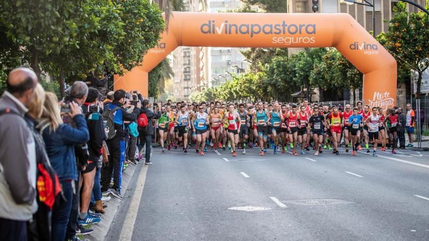 Ismael Quiñones y MªJosé Cano ganan  la 7ª Carrera Universitat de València