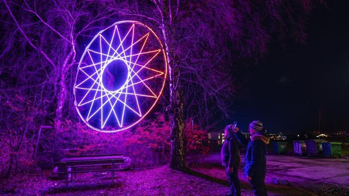 Una figura del Jardín de los sueños de Gavà, en una imagen de archivo.