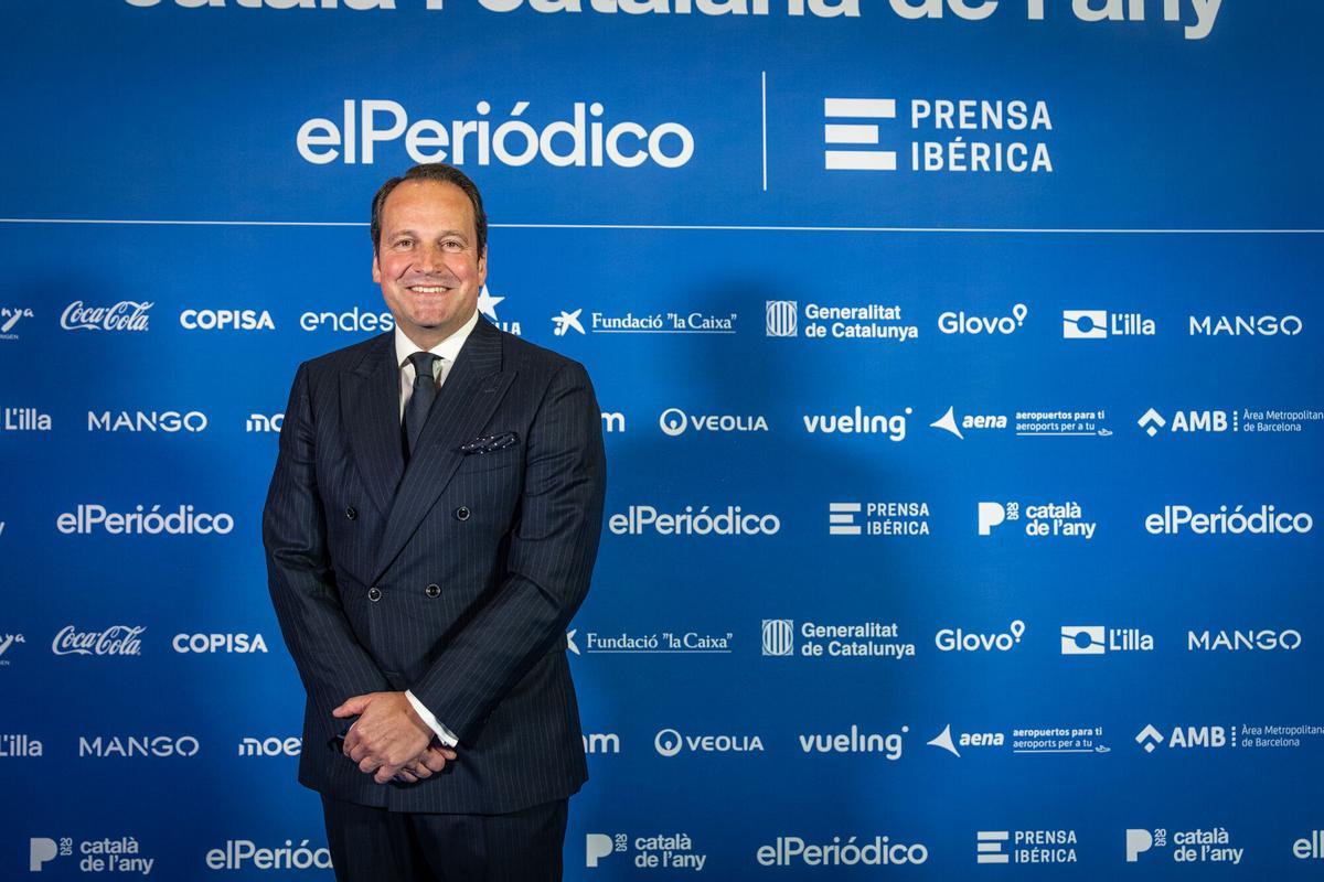 Barcelona, 24/11/2025 Sociedad. Entrega Premio Català de lany. Photocall. PERSONAS: Jaime Ozores Managing Partner de Odgers. AUTOR: MANU MITRU