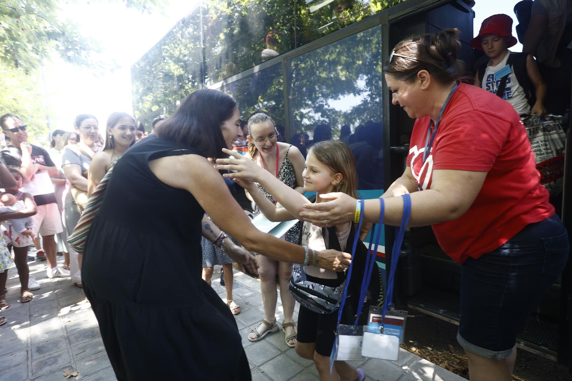 53 niños ucranianos llegan para pasar el verano en familias de acogida