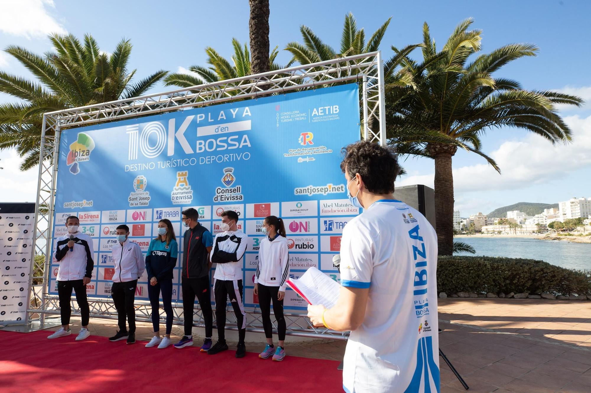 Presentación de la carrera 10k de Platja d'en Bossa.