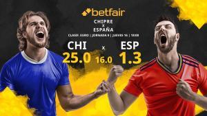 Chipre vs. España: horario, TV, estadísticas, clasificación y pronósticos