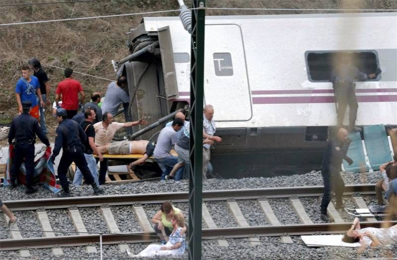 Fotogalería del accidente de Santiago