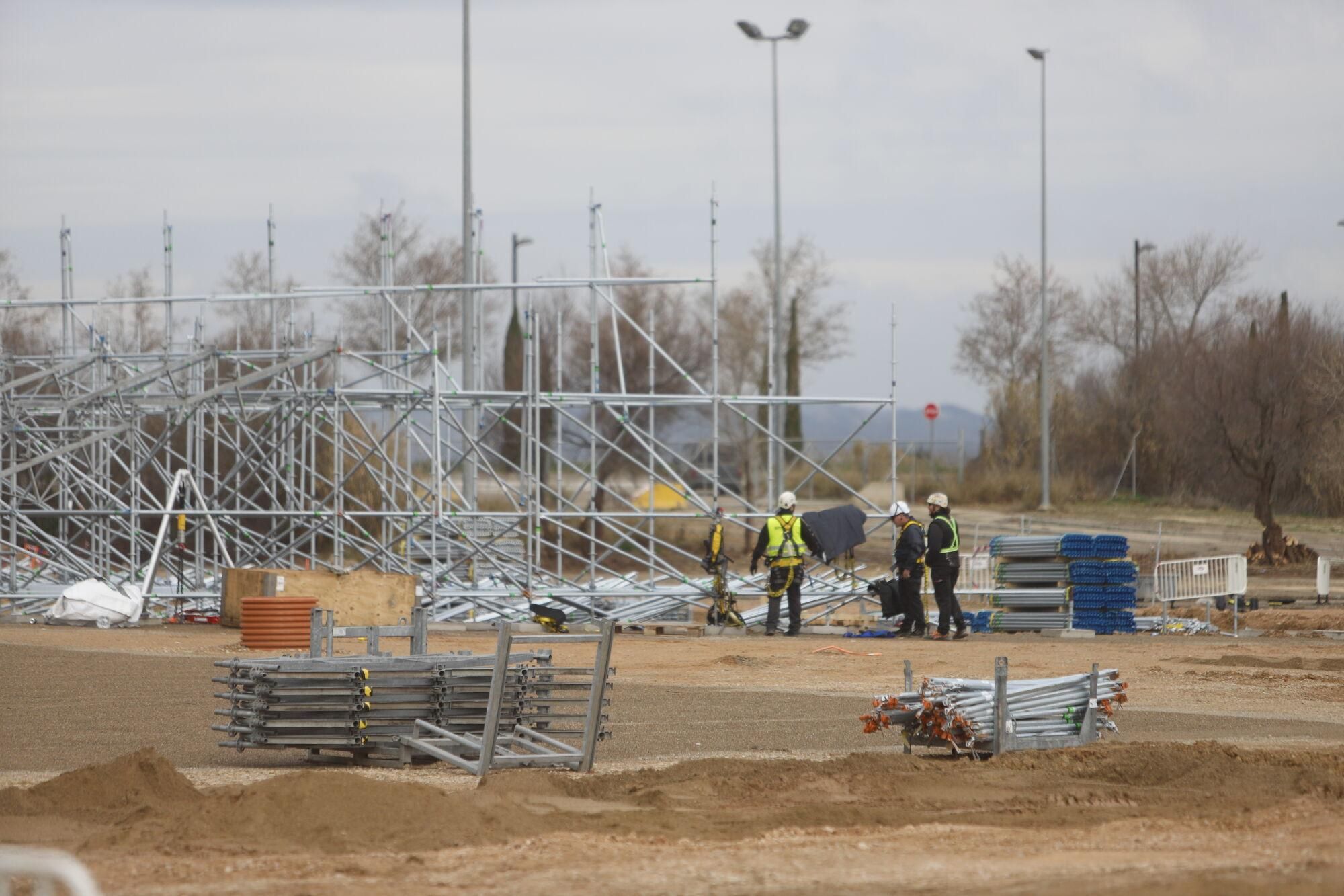 En imágenes | Así ha sido la construcción de la 'mini Romareda' 