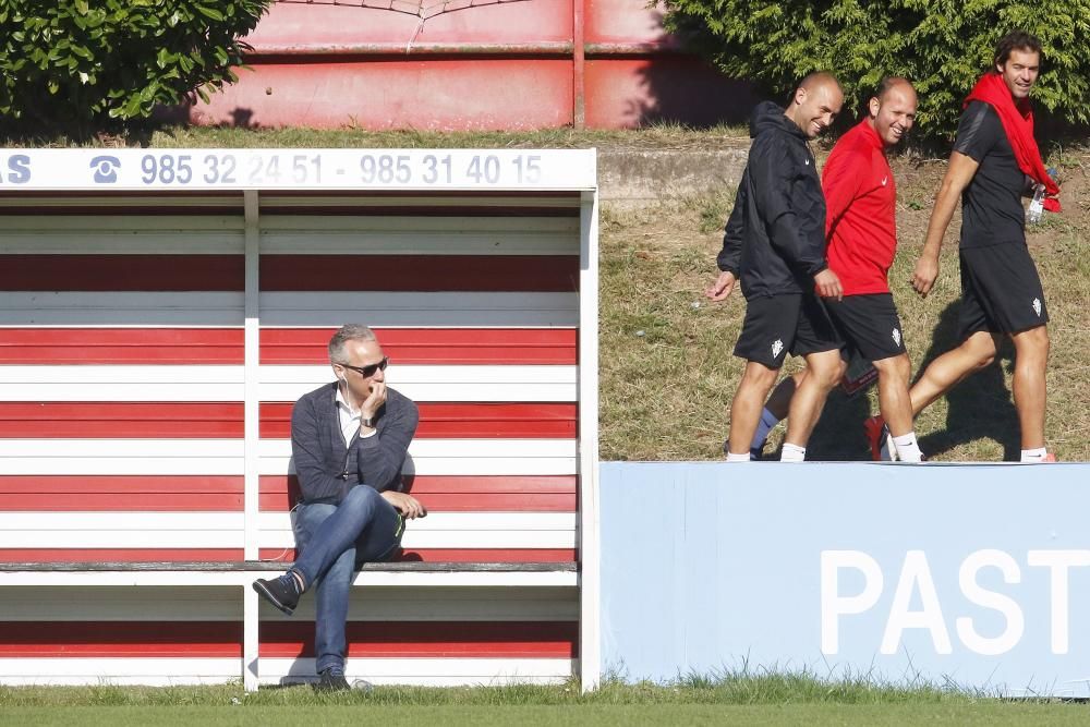 Entrenamiento del Sporting