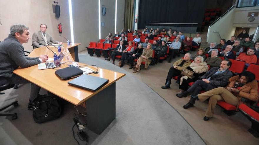 Jaime Oliver, durante su conferencia de anoche en el Club DIARIO de MALLORCA.